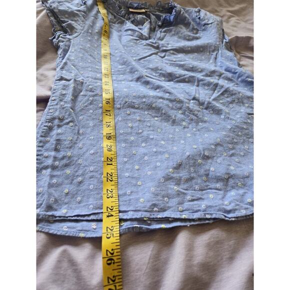 Rungolee Women XS Kassidy Petit Daisy Boho Peasant Blouse Top Relaxed Fit Beachy - Picture 7 of 8